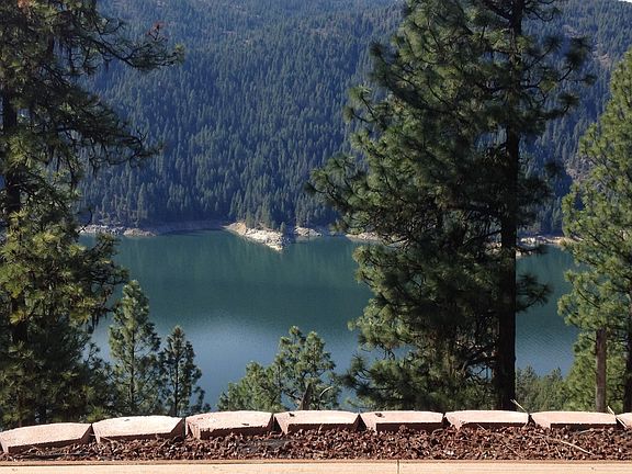 View of lake from fire pit 