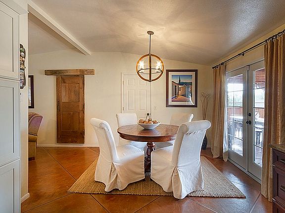 Dining room w/custom light