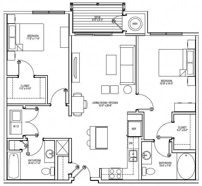 Floor plan B1