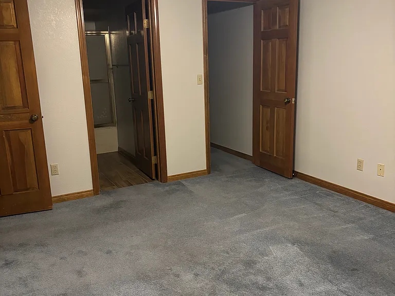 master bath center, walk-in closet right