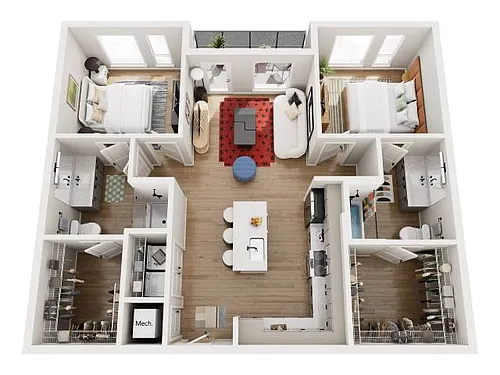 Floor plan B1