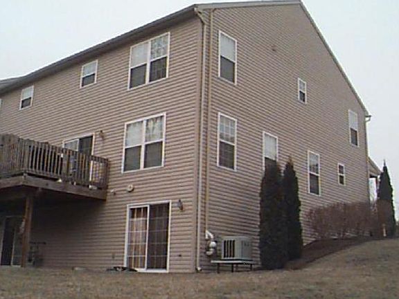 Home view from the backyard