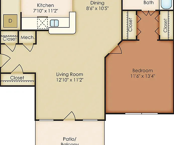 Addison- 704 SF Addison- 704 SF