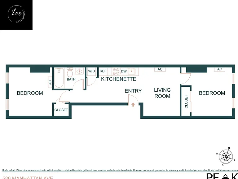 586 Manhattan Ave #2W — Photo 2