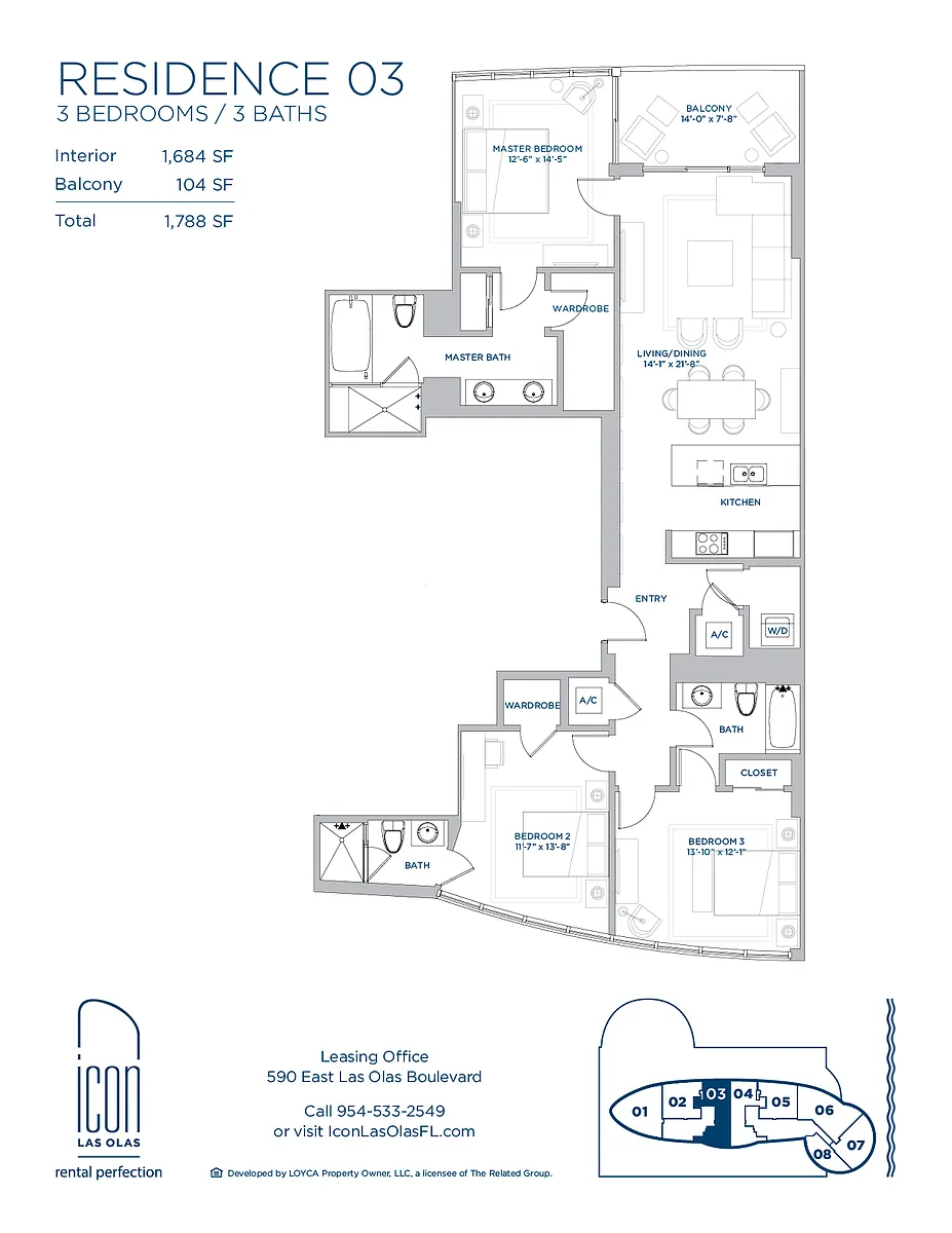Floor plan 3X3