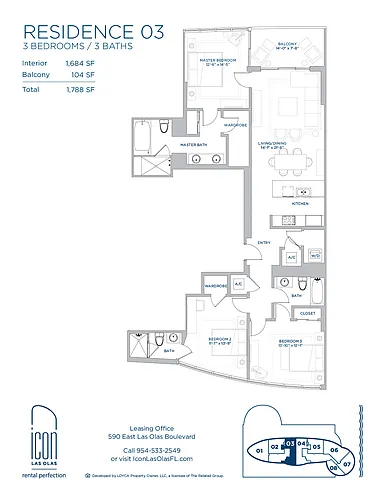 Floor plan 3X3