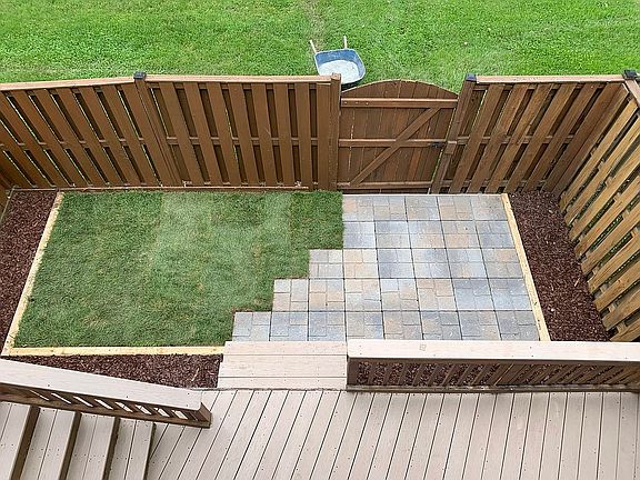 Patio and lower deck