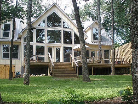 Rear showing large windows