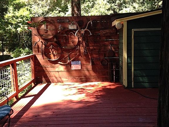 Upstairs deck