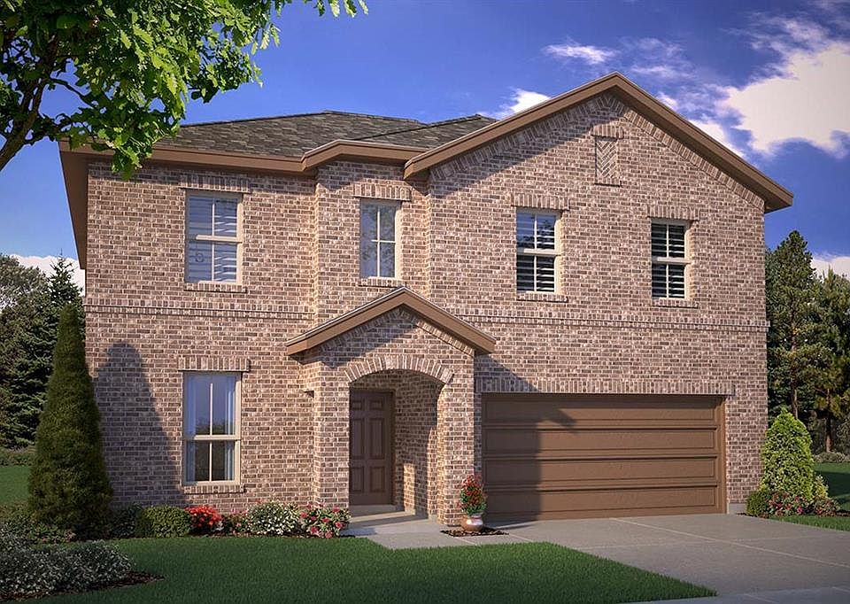 D.R. Horton's Redrock Floorplan Elevation A. Photos shown here may not depict the specified home & features included are for illustration purposes only.