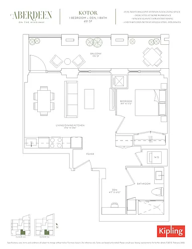 Floor plan 607
