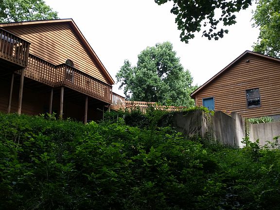 Deck and garage