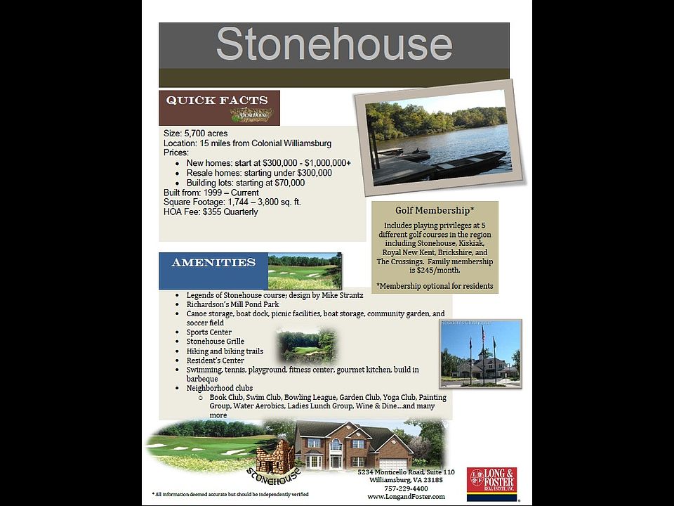 Stonehouse Community Brochur