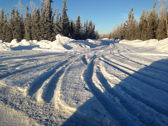 Driveway from Ak Hwy.