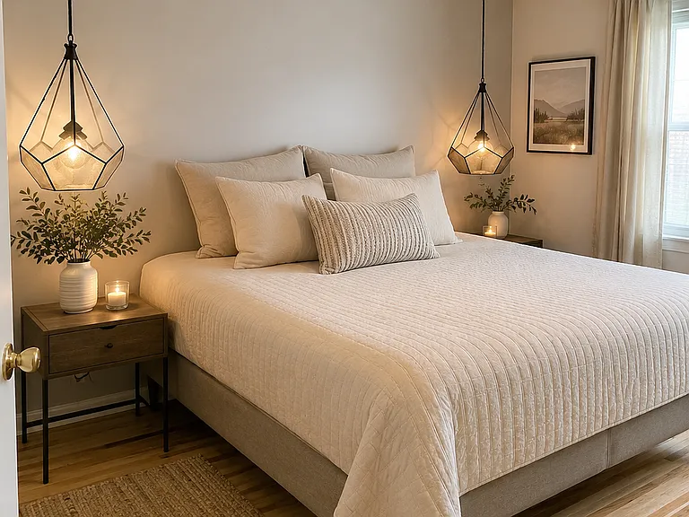 Main bedroom, King bed