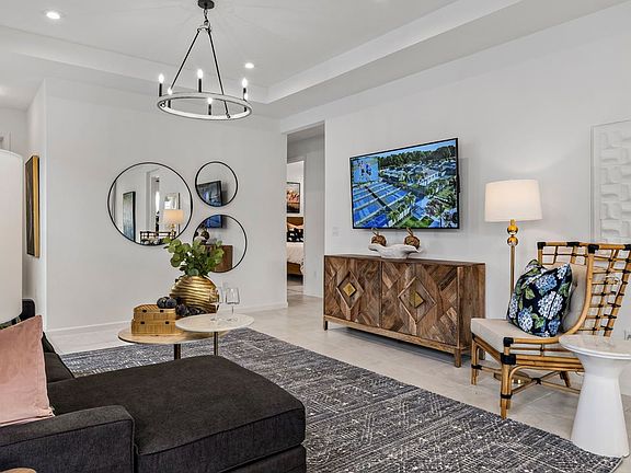 Bailey Model Home Great Room- Model shown is from sister community