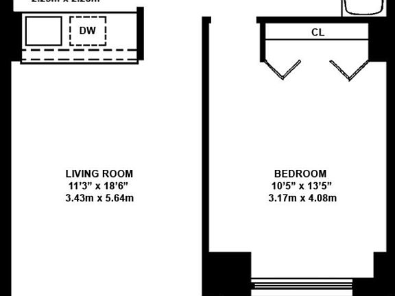 2nd image of 350 W 50th St APT 4E