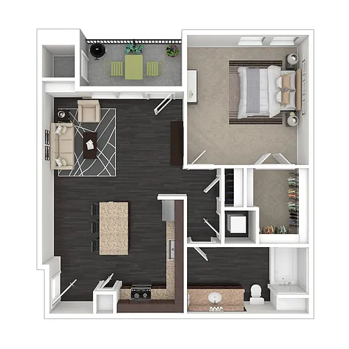 Floor plan 1B