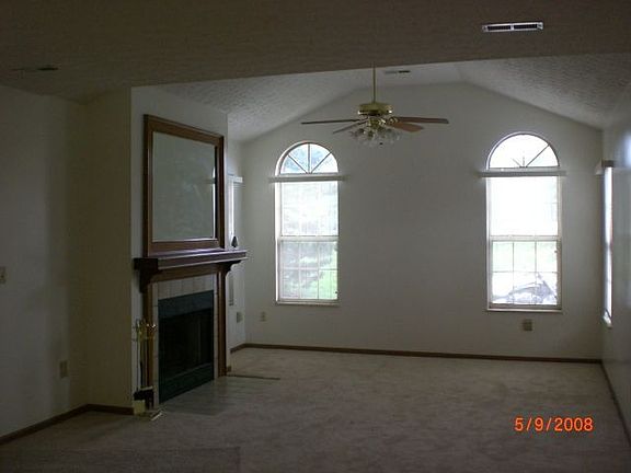 Great room with fireplace
