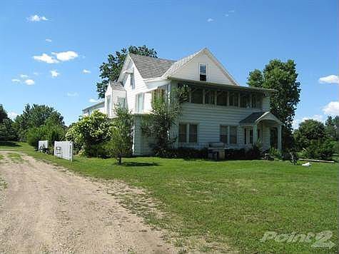 East side of house