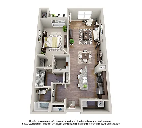 Floor plan The Paul D