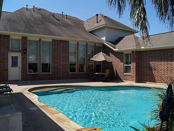 View of the back of the home and patio!