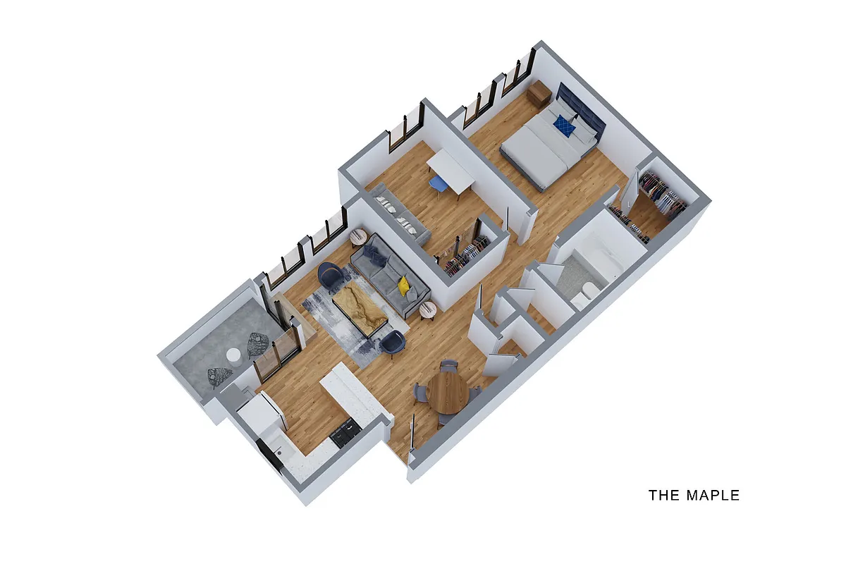Floor plan Maple W/Den