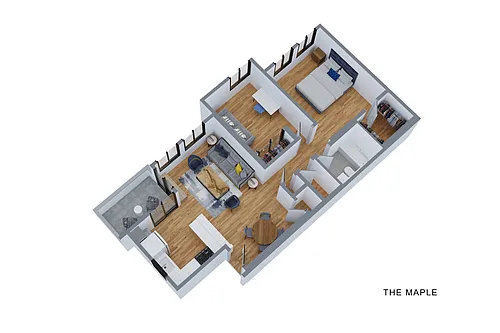 Floor plan Maple W/Den