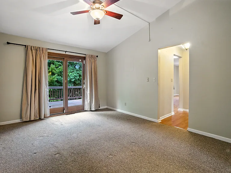 First floor master suite, or can be used as a den or flexible space.