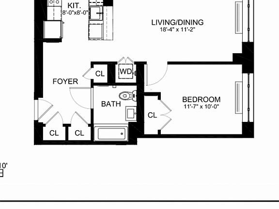 2nd image of 55 N 5th St APT E410