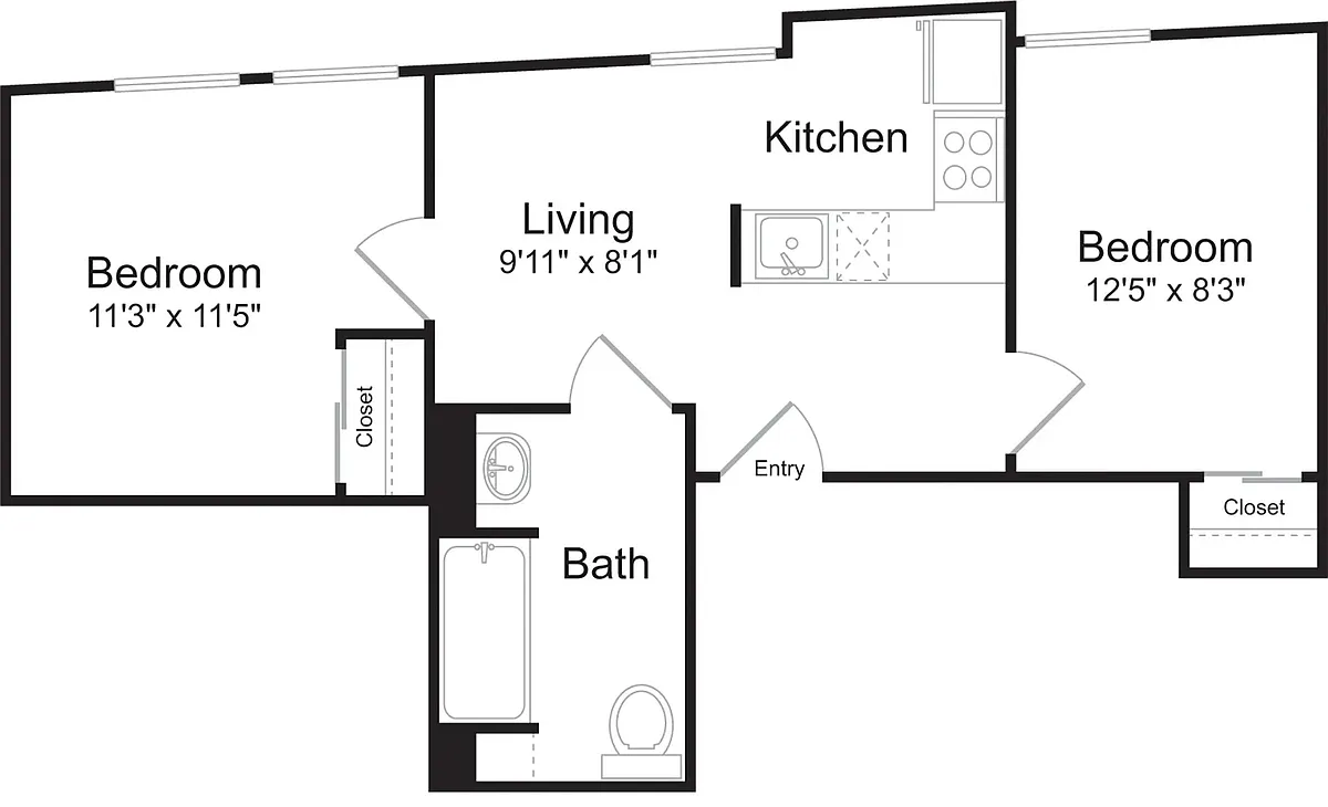 Floor plan B01