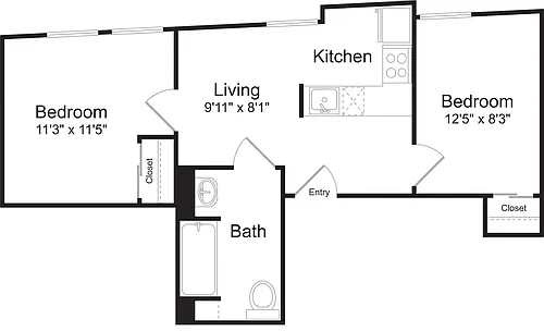 Floor plan B01