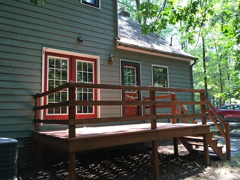 Rear deck