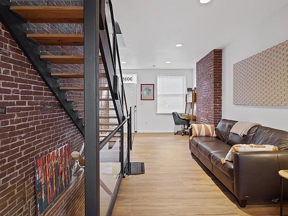 Living room / office area