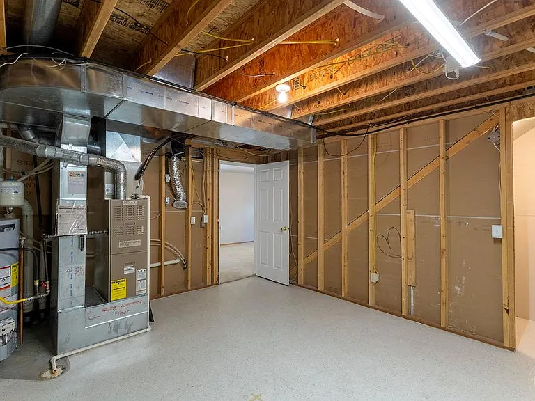Mechanical room and plenty of storage