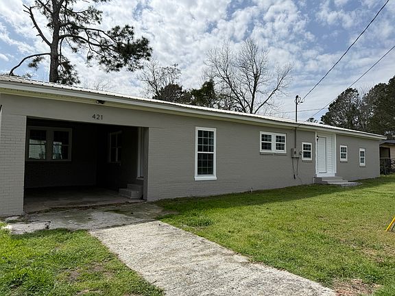 Exterior of carport