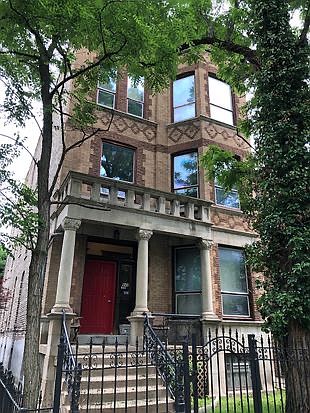 FRONT OF BUILDING - ROOM TO GRILL OUTSIDE OR IN BACKYARD