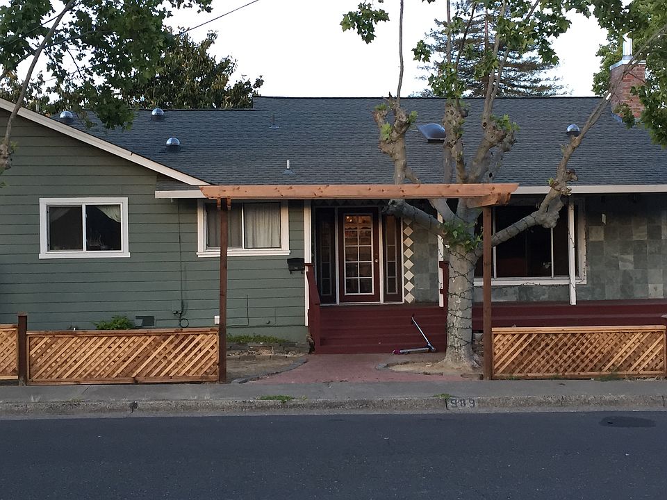 Front view of front door