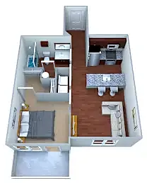 Floor plan Legacy - 1A