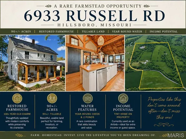 6933 Russell Rd, Hillsboro, MO 63050