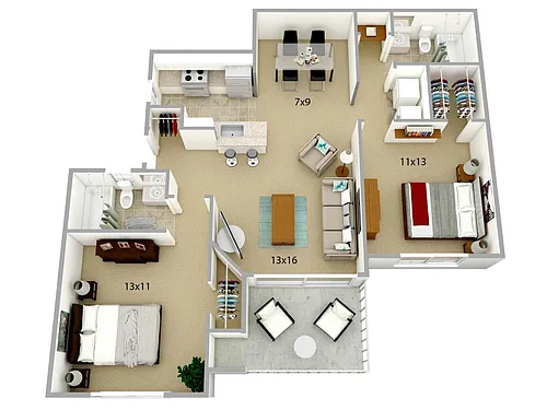Floor plan The Sandalwood