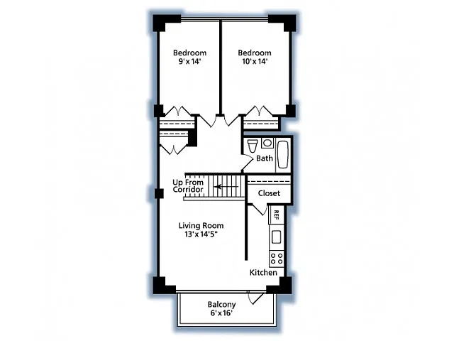 Floor plan The Prudential