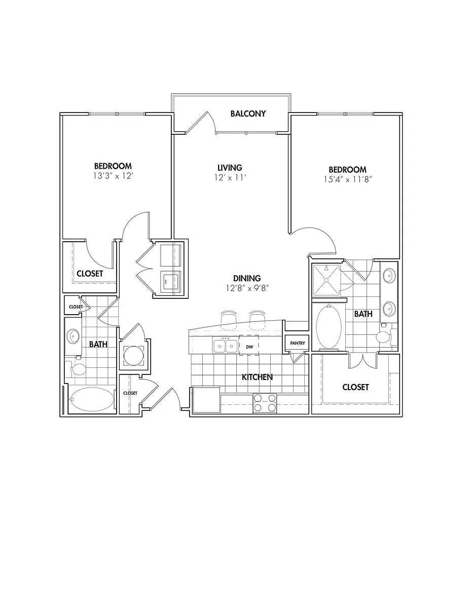 Floor plan B2 - Platinum Renovation