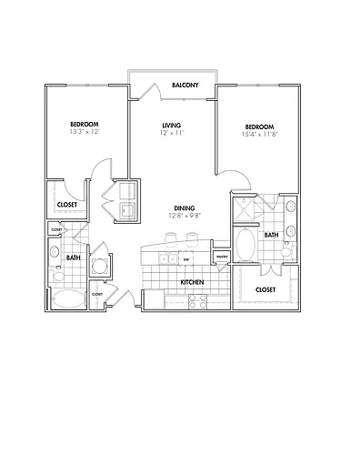 Floor plan B2 - Platinum Renovation