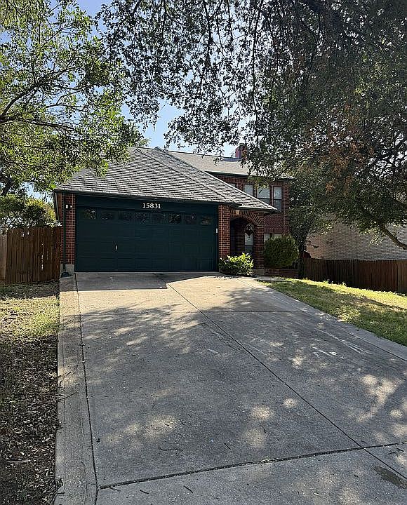 Front, extra wide driveway.