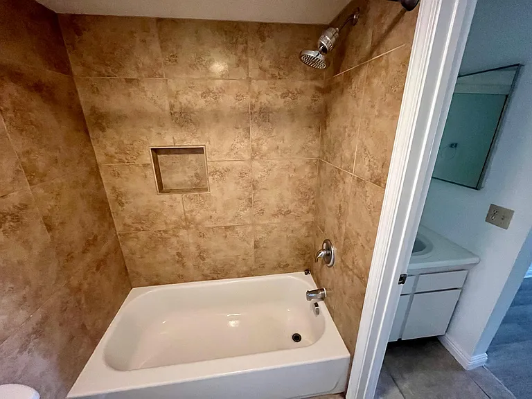 Renovated bathroom