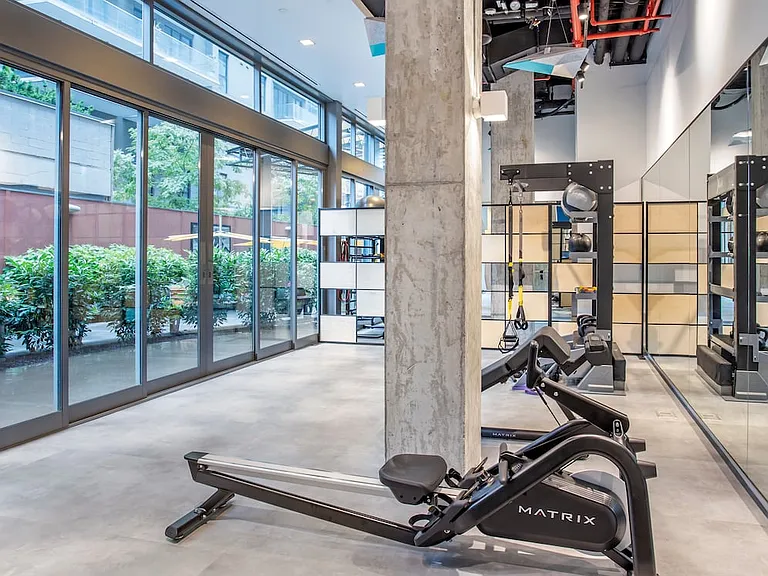 Fitness center with cardio equipment