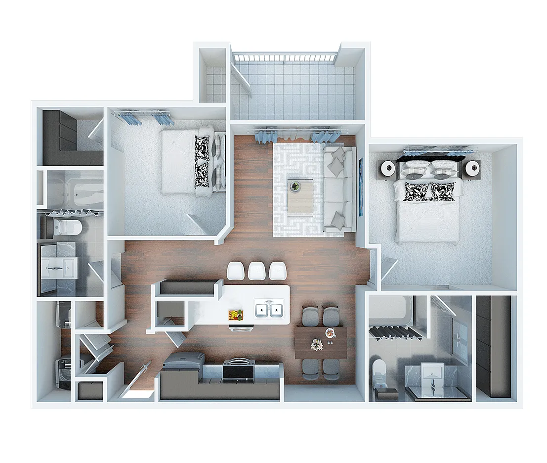 Floor plan B2