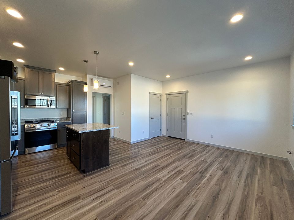 Kitchen and living