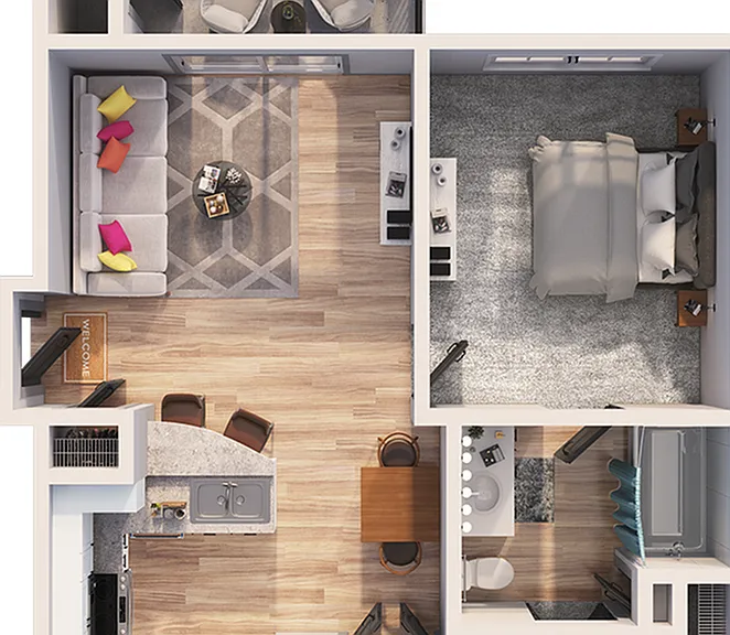 Stonebriar Pines - A1A Floor Plan Stonebriar Pines - A1A Floor Plan